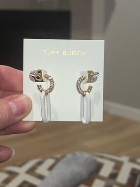New Tory Burch Roxanne Link Earrings